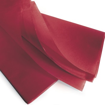 Rot Seidenpapier, Qualität MG 17 Gramm Farbe-Fast.
 